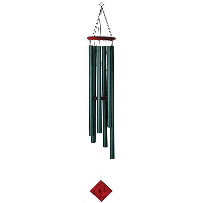 Woodstock Chimes Neptune Wind Chime for Outside 54" Large Evergreen, Deep Tone Sound for Outdoor Garden, Patio, Porch Decor, Encore Collection DCE54 - Image 1
